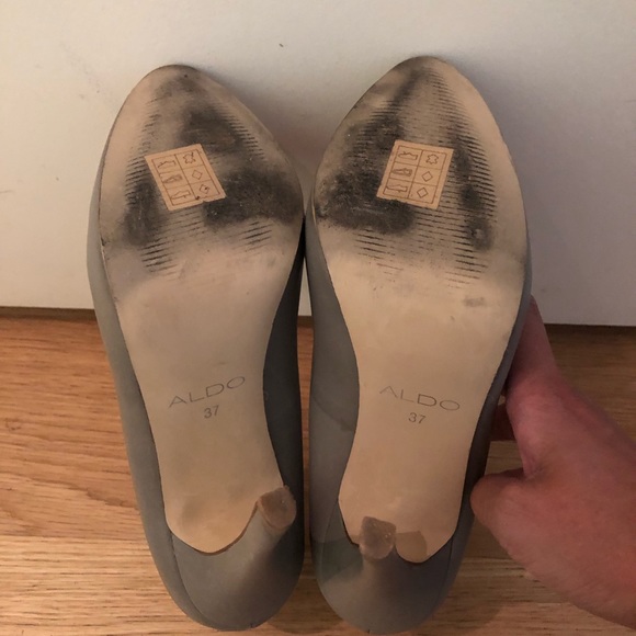 Aldo curvy grey pumps. Sz 37. - Picture 4 of 5